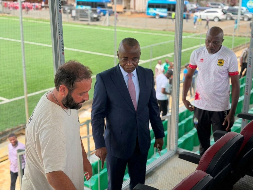 SLFA President Babadi Kamara Upgrades Football Academy Complex with 435-Seater Pavilion